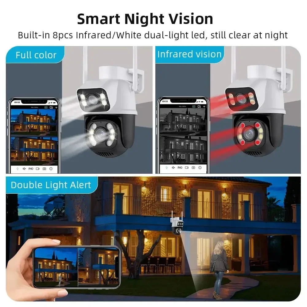 Home Security And Camera Systems - Icsee Xmeye 6MP 8채널 무선 홈