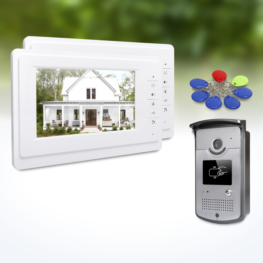 Home Security And Camera Systems - 1개의 실외 카메라, 2개의 실내 모니터,