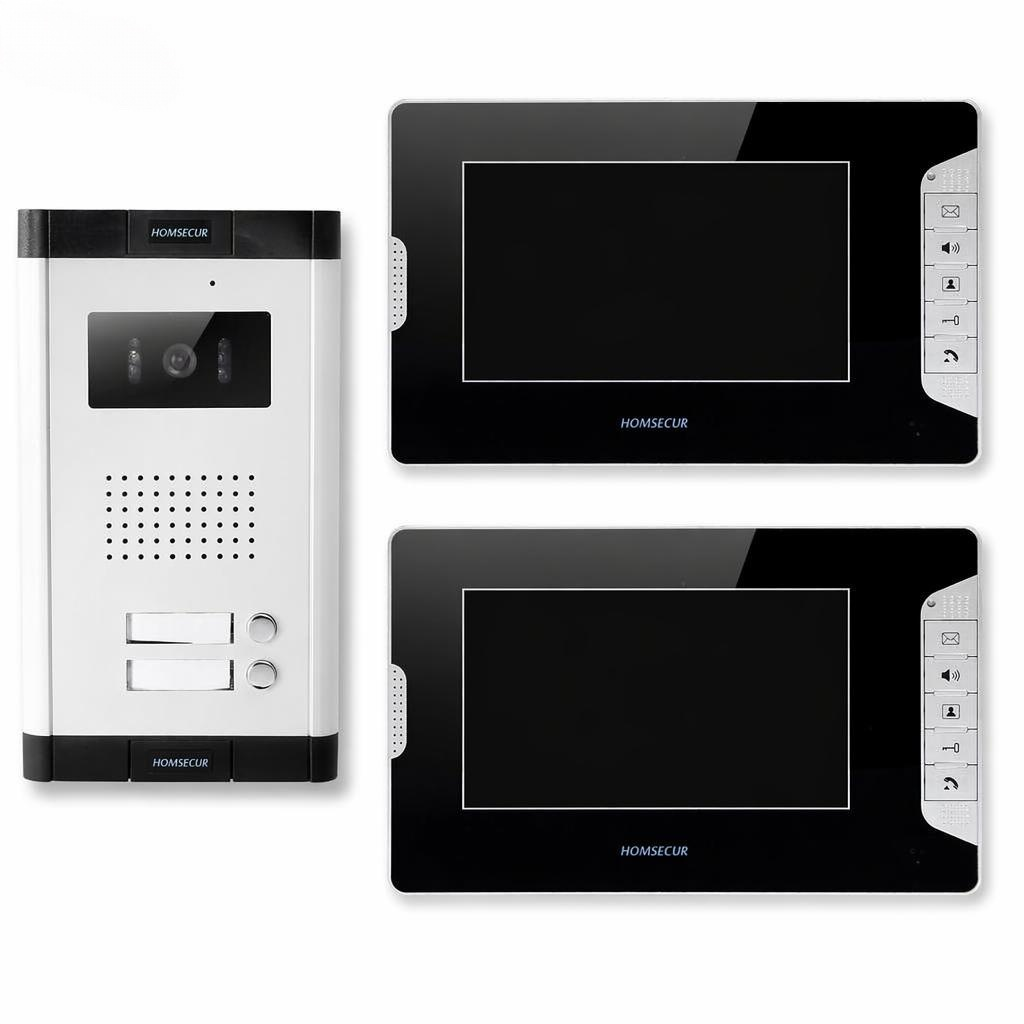 Home Security And Camera Systems - 4선식 2가족용 비디오 도어폰 인터콤 시스템