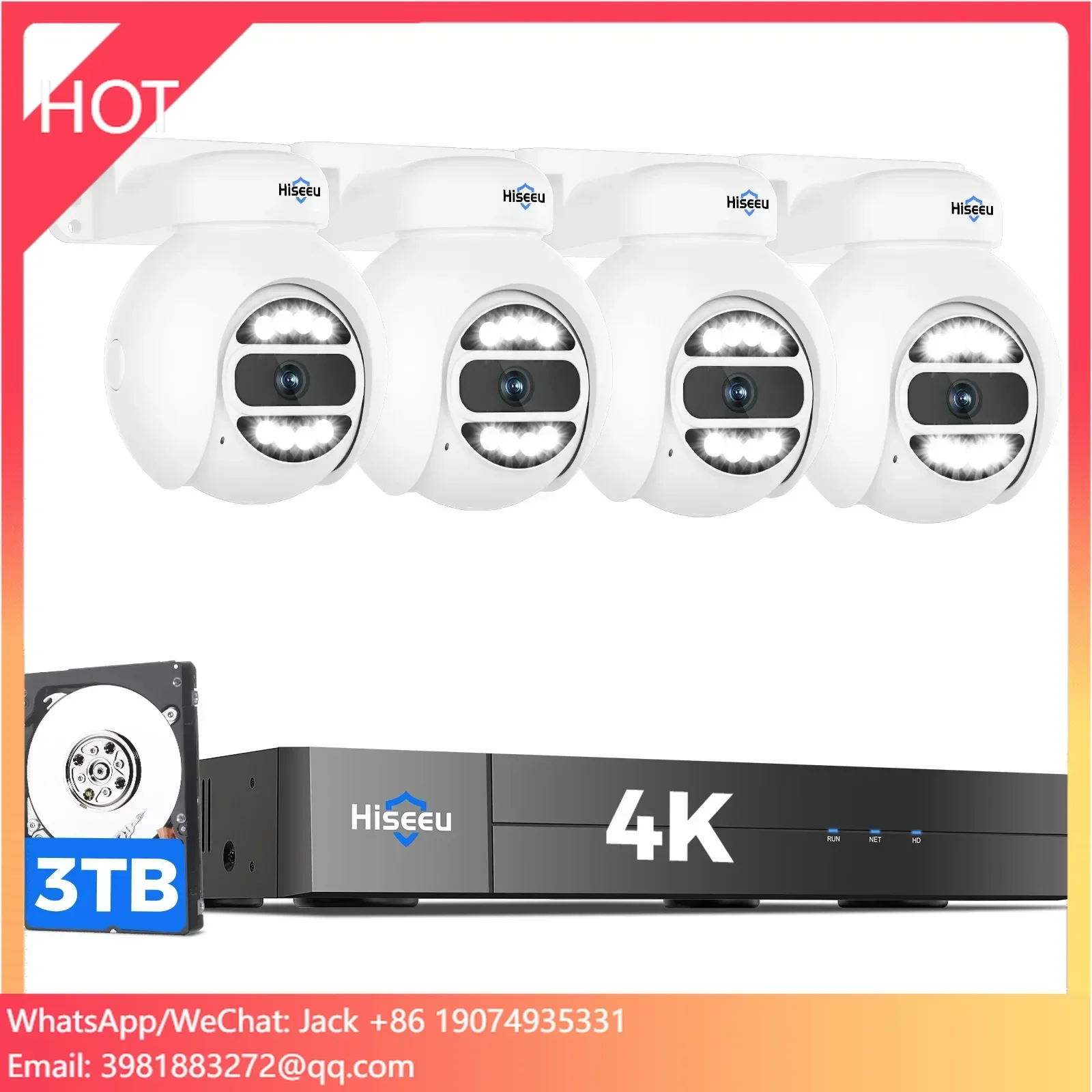 Home Security And Camera Systems - 하이시루 자동 추적 5MP PoE NVR