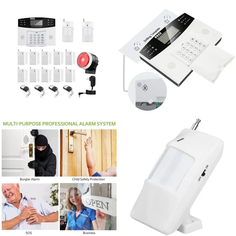 Home Security With Alarm - 주택 도난 경보기 키트 자동 다이얼