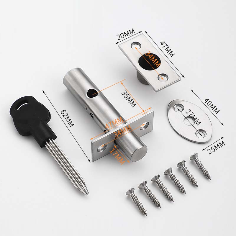 Home Security Youtube - 1PCS 스테인레스 스틸 숨겨진 도어 잠금