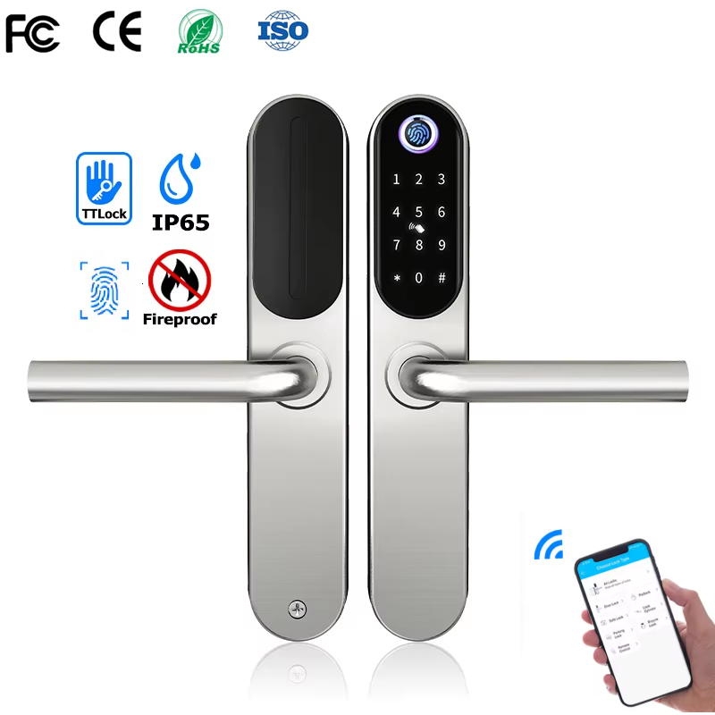 Home Security Tips - 304 스테인리스 스틸 디지털 스마트 도어락