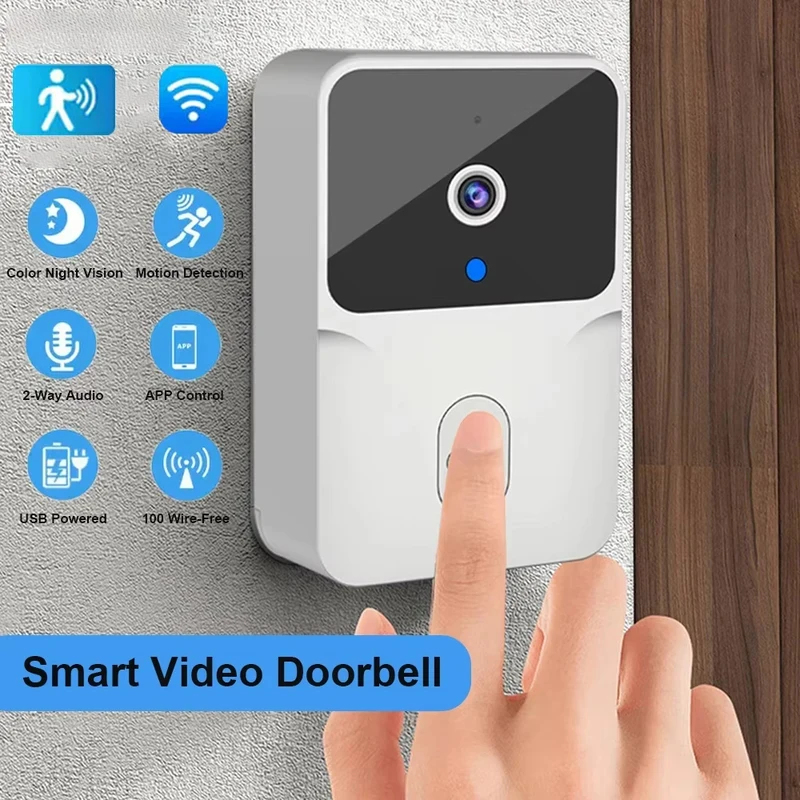 Home Security Camera Installation - 스마트 홈 WiFi 비디오 초인종 무선