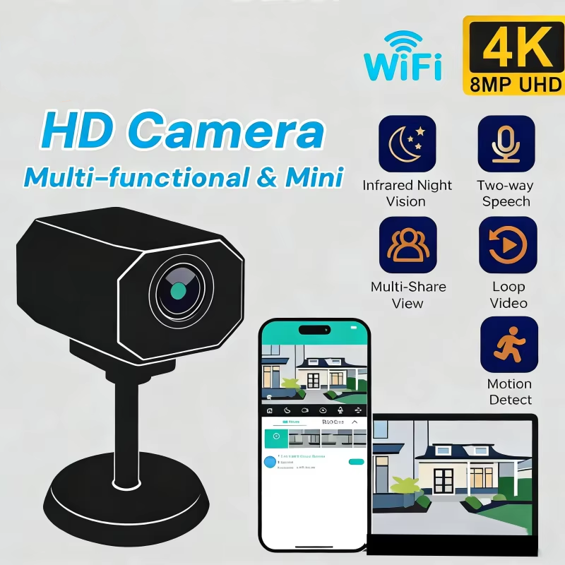 Home Security Recorder - 4K HD WiFi 보안 카메라 가정용
