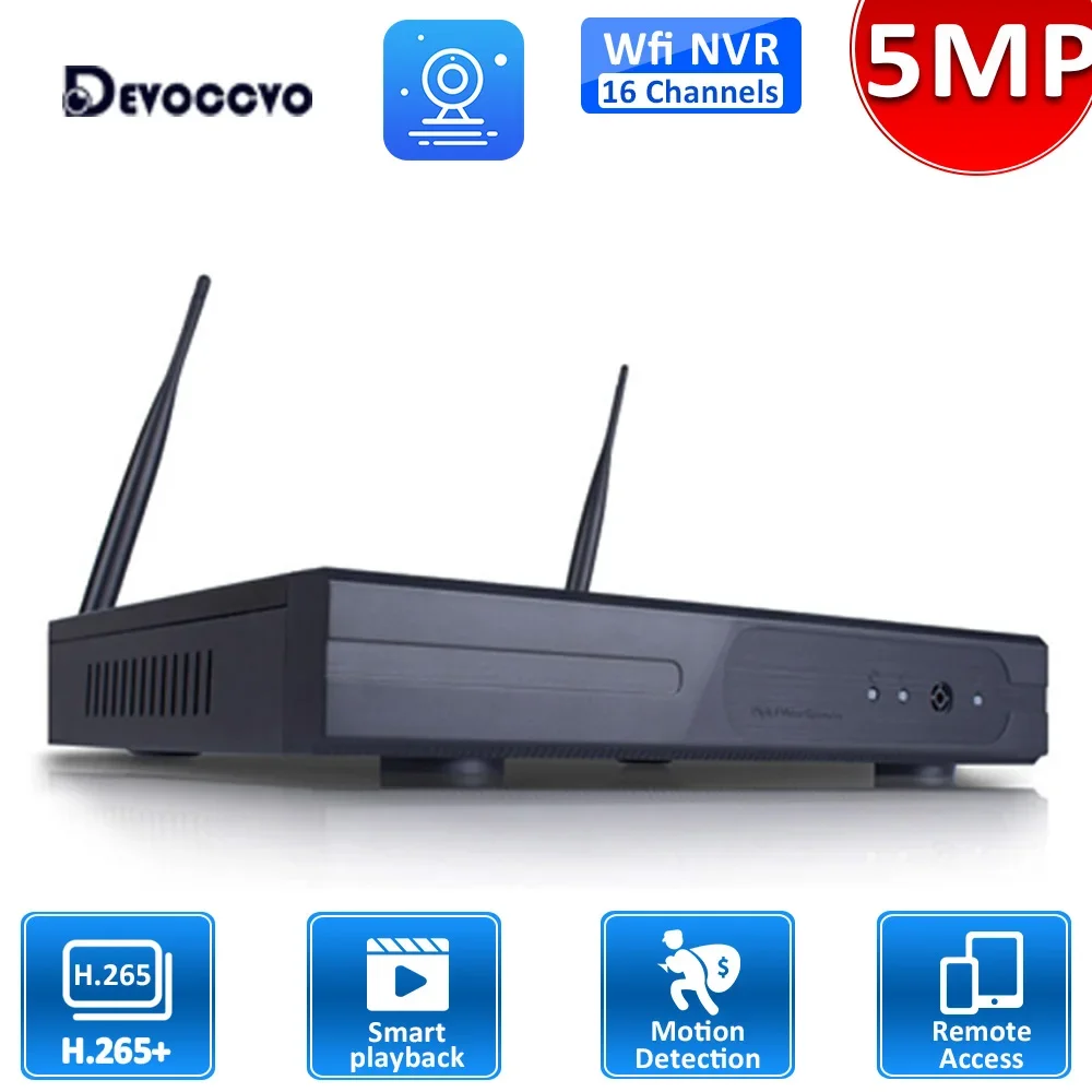 Home Security With Cameras - 무선 16채널 H.265 5MP NVR 카메라