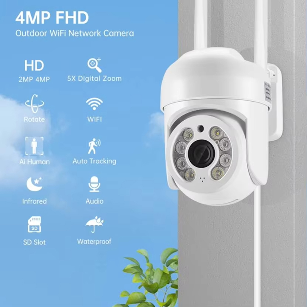 ICsee 4MP 무선 PTZ 보안 카메라 - 모션 감 - Home Security Monitoring Service 리뷰 및 가격