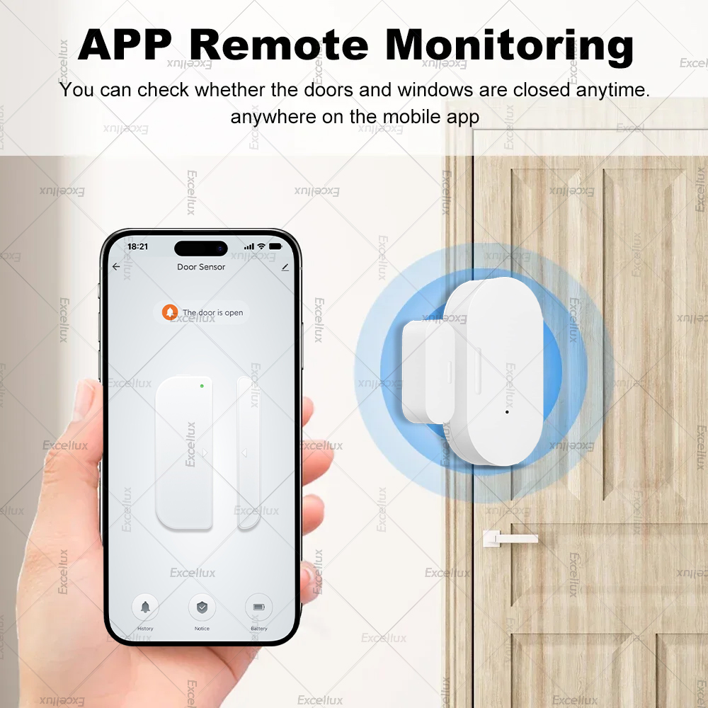 Zigbee 3.0 밝기/진동 센서가있는 도어 윈도우  - Home Security Business 리뷰 및 가격