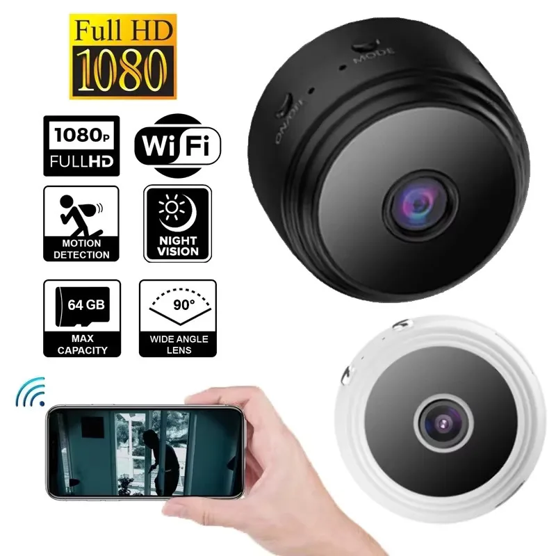 미니 와이파이 원격 무선 적외선 카메라, 720p HD - Home Security Recorder 리뷰 및 가격