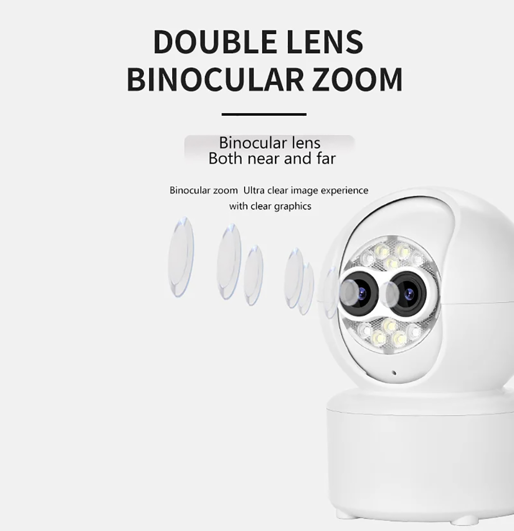 ICsee 듀얼 렌즈 4MP 보안 카메라 5X 광학 줌 - Home Security Monitoring Service 리뷰 및 가격