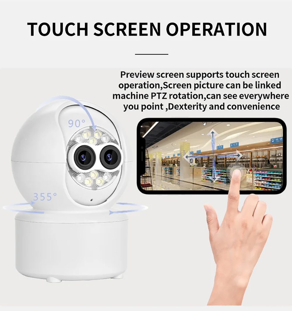 ICsee 듀얼 렌즈 4MP 보안 카메라 5X 광학 줌 - Home Security Monitoring Service 리뷰 및 가격
