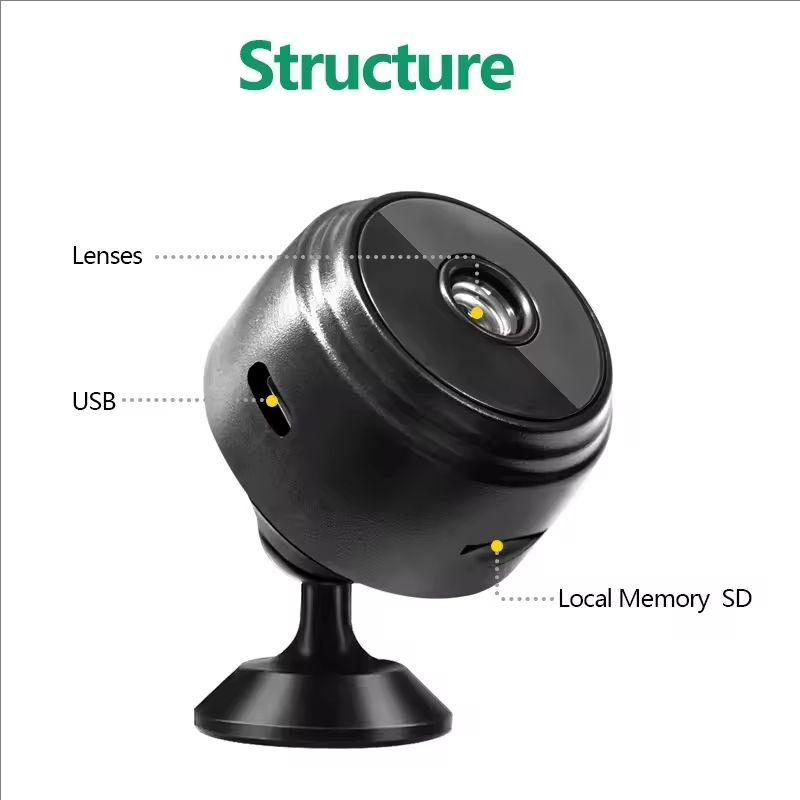 1080P HD WiFi 미니 카메라 무선 야간 투시경 - Home Security Recorder 리뷰 및 가격