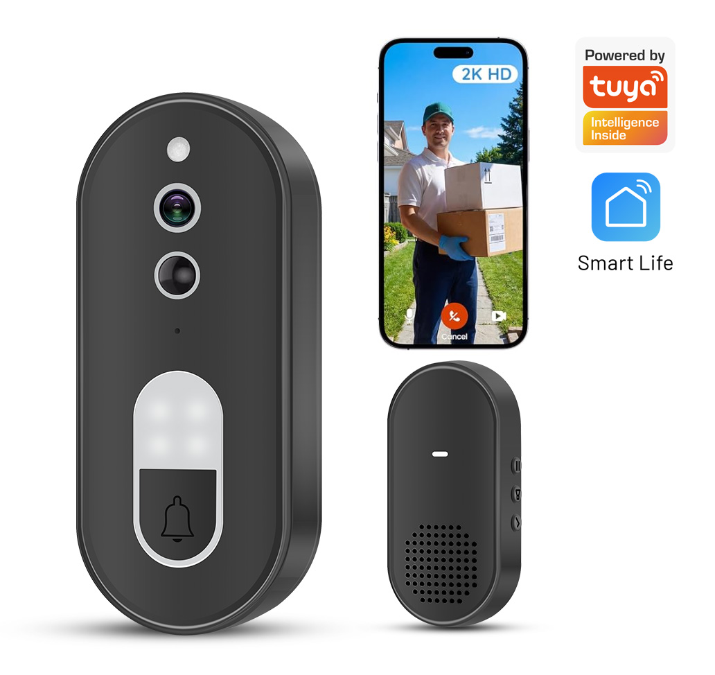 Tuya 1080P HD 무선 WiFi 비디오 초인종  - Home Security Camera Installation 리뷰 및 가격