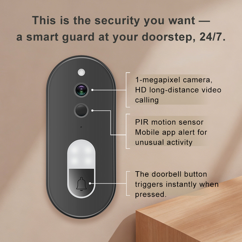 Tuya 1080P HD 무선 WiFi 비디오 초인종  - Home Security Camera Installation 리뷰 및 가격