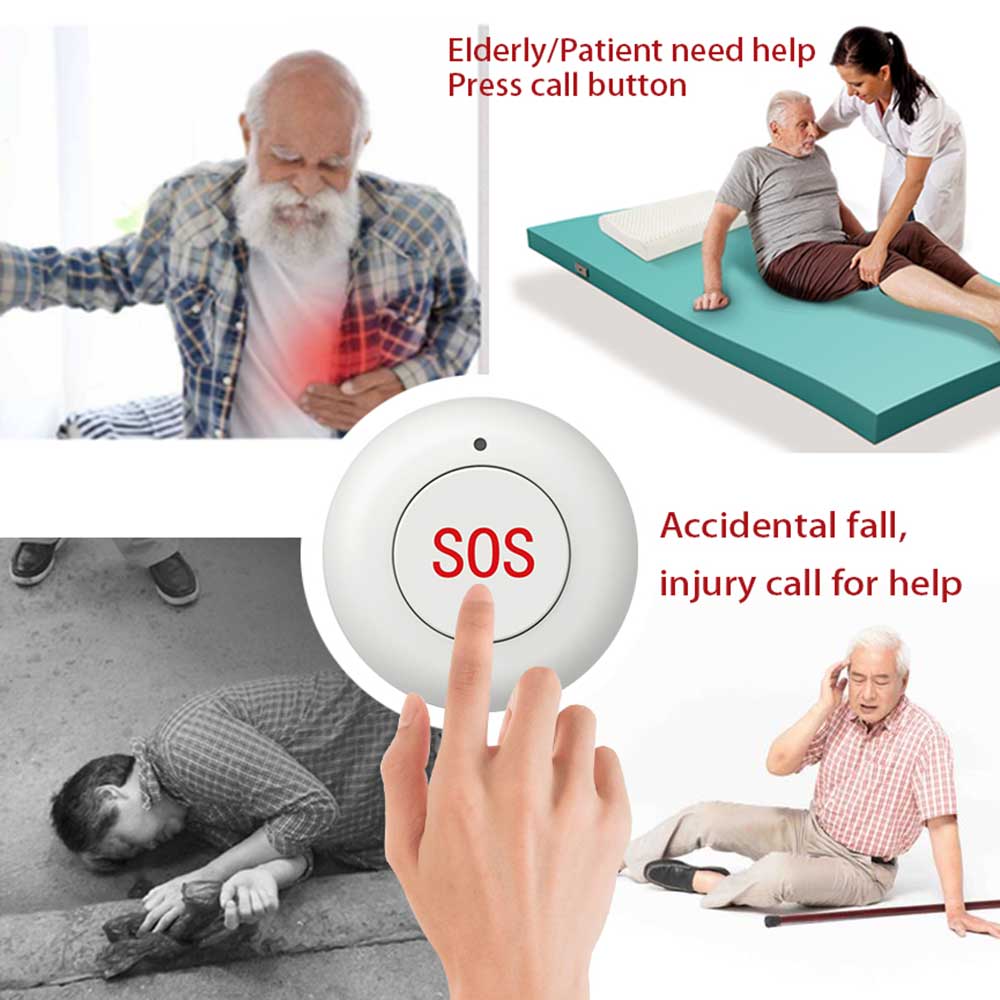 무선 SOS 버튼 스마트 홈 게이트 보안 초인종 433 - Home Security Business 리뷰 및 가격