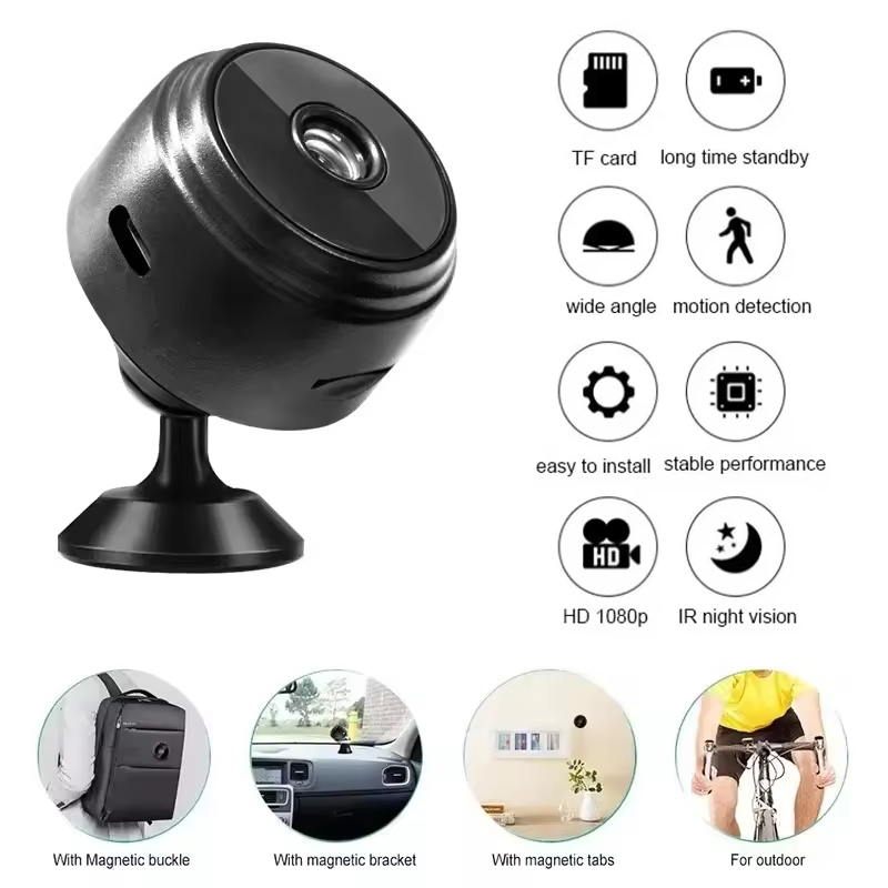 A9 미니 WiFi HD 1080P 보안 카메라 무선  - Home Security Recorder 리뷰 및 가격