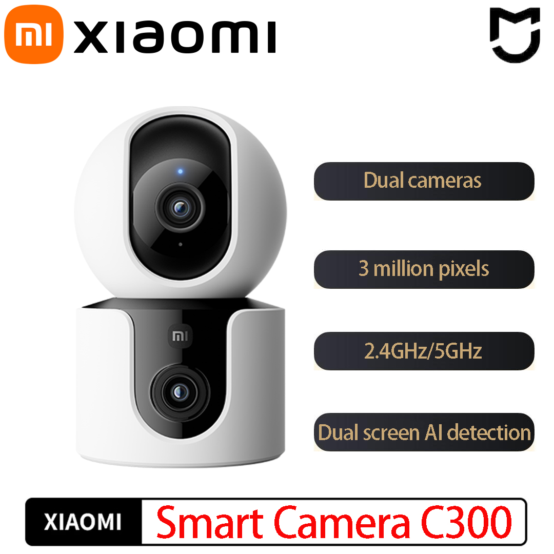 샤오미 C300 스마트 카메라 듀얼 렌즈 PTZ 360 - Home Security Camera Xiaomi Mi 360 리뷰 및 가격