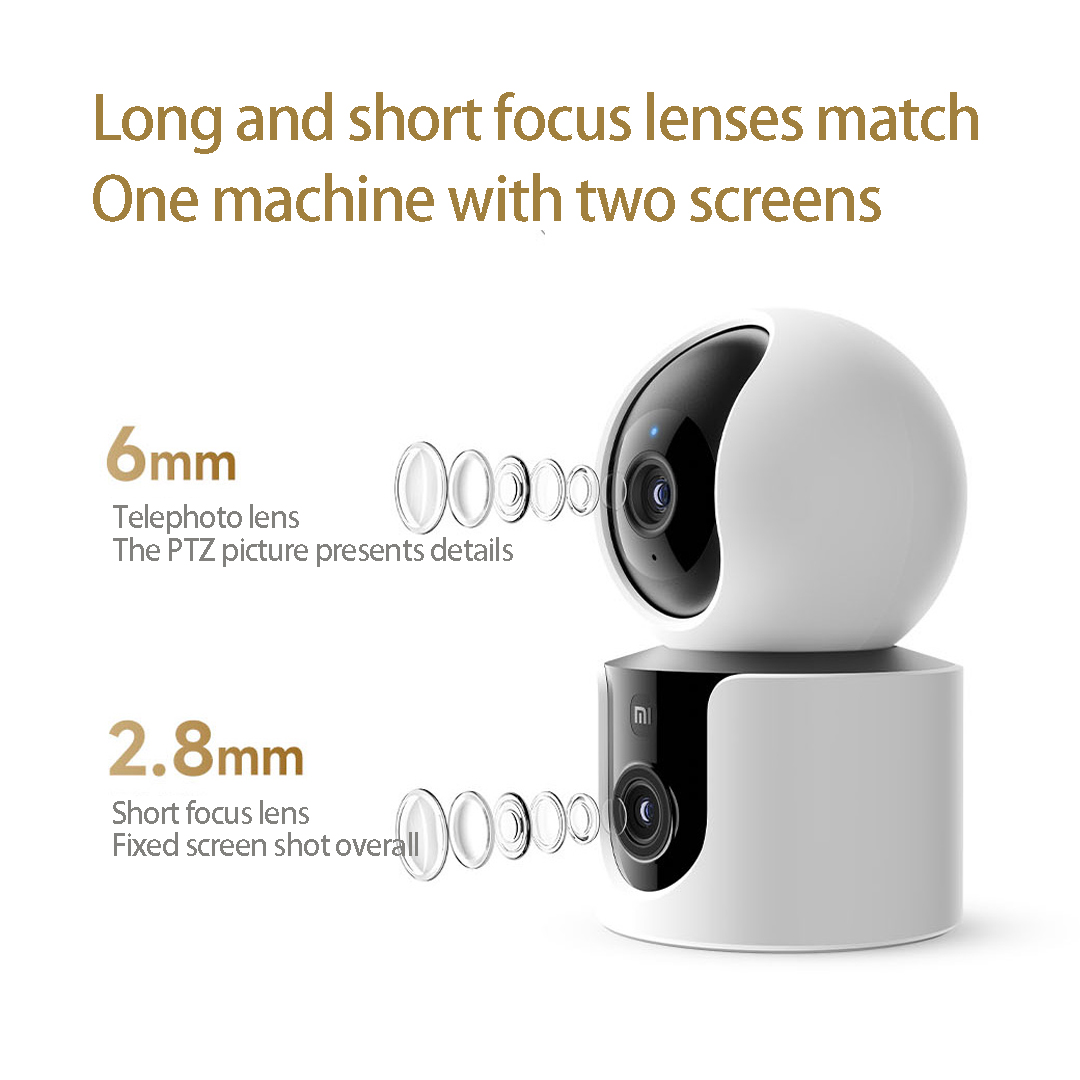 샤오미 C300 스마트 카메라 듀얼 렌즈 PTZ 360 - Home Security Camera Xiaomi Mi 360 리뷰 및 가격