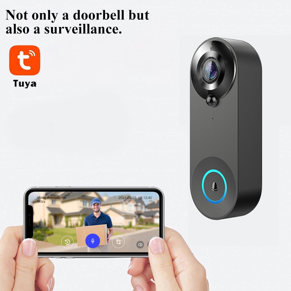 Tuya 1080P 무선 WIFI 초인종 비디오 인터콤 - Home Security Camera Installation 리뷰 및 가격