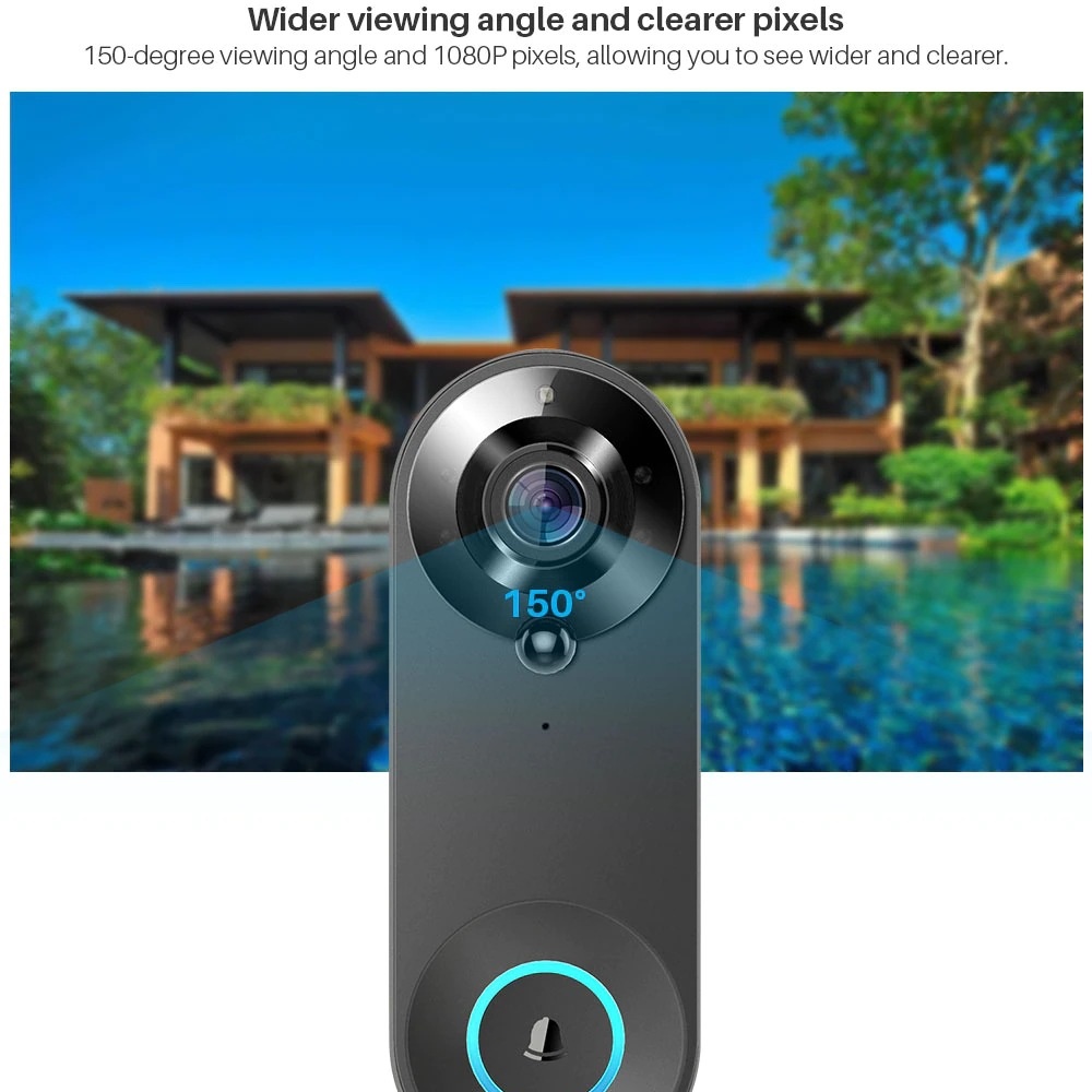 Tuya 1080P 무선 WIFI 초인종 비디오 인터콤 - Home Security Camera Installation 리뷰 및 가격