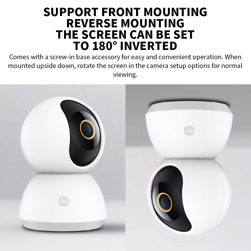 오리지널 샤오미 스마트 카메라 2K 1296P HD 3 - Home Security Camera Xiaomi Mi 360 리뷰 및 가격