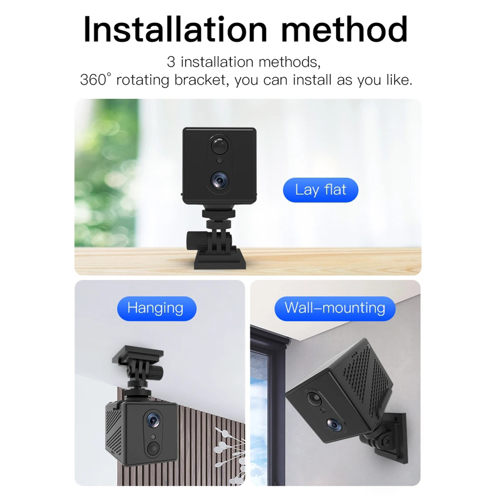 5MP 4G SIM 카드 미니 카메라 실내 야간 감시  - Home Security Camera Installation 리뷰 및 가격