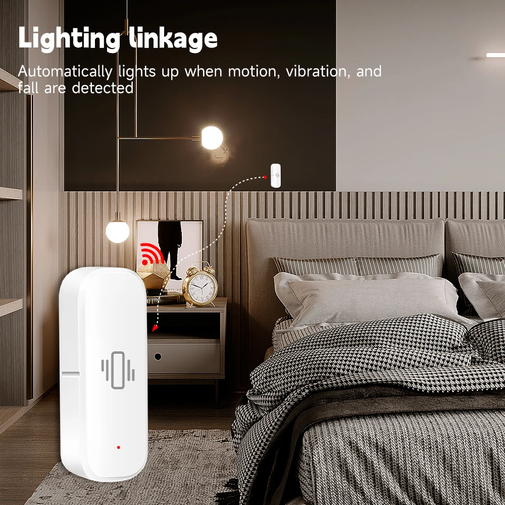 WiFi/Zigbee 스마트 진동 센서 Tuya Sma - Home Security With Alarm 리뷰 및 가격