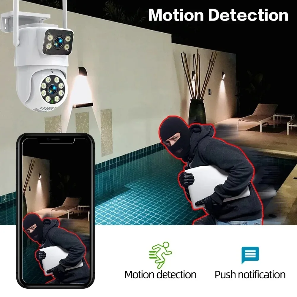 10채널 CCTV 보안 4K 듀얼 렌즈 PTZ 카메라  - Home Security And Camera Systems 리뷰 및 가격