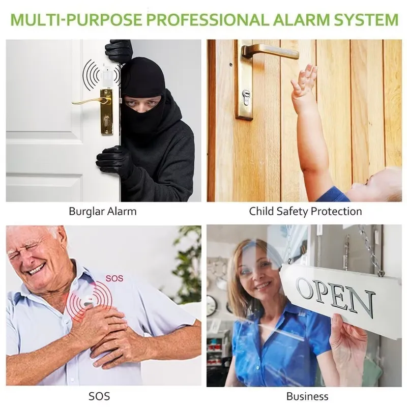 주택 도난 경보기 키트 자동 다이얼 120dB 사이렌  - Home Security With Alarm 리뷰 및 가격