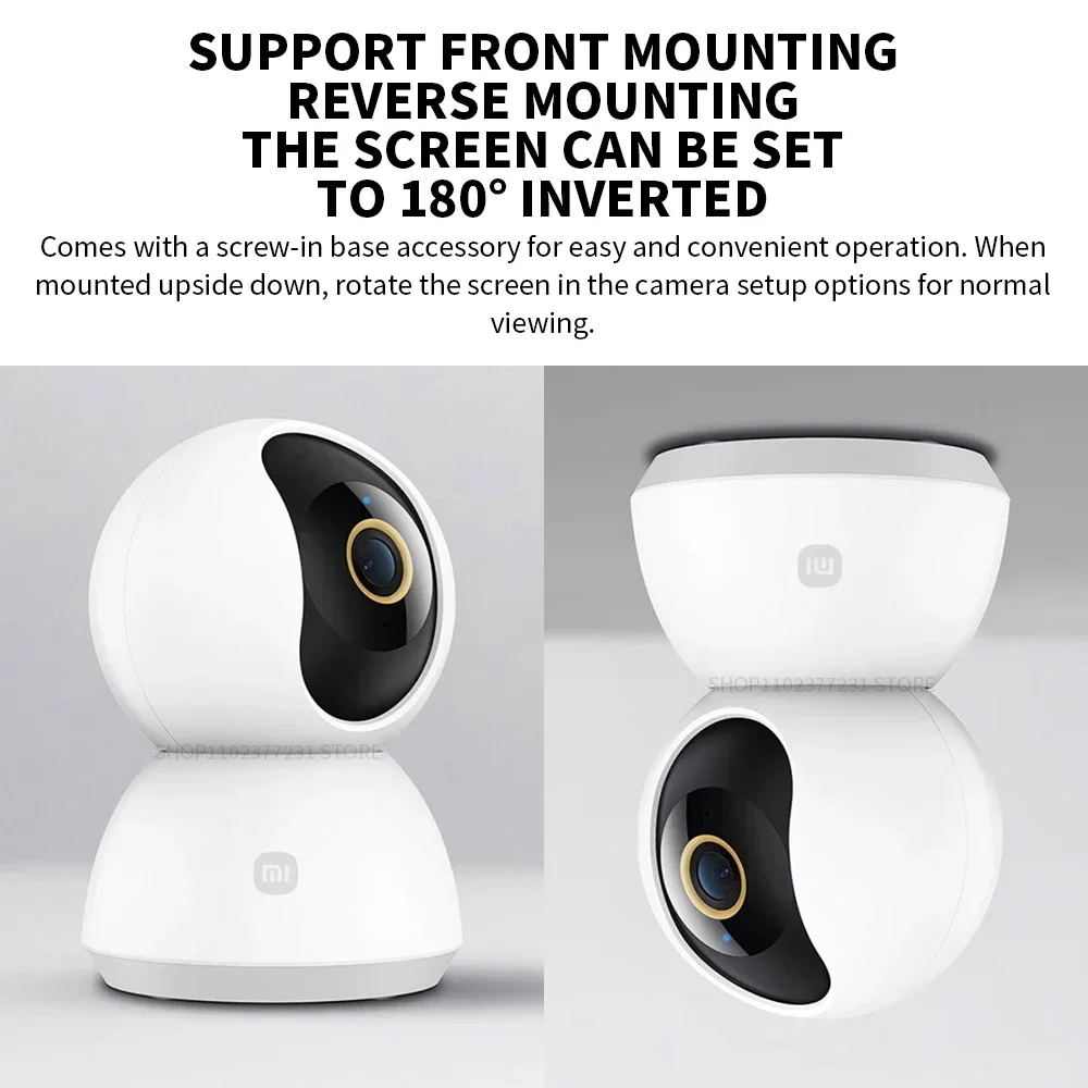 샤오미 스마트 IP 카메라 2K 360 °   팬틸트  - Home Security Camera Xiaomi Mi 360 리뷰 및 가격