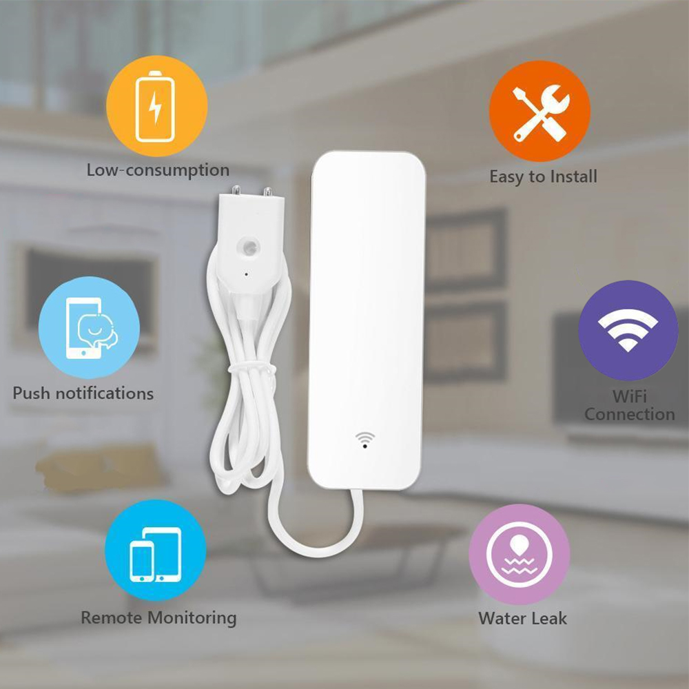 Tuya WiFi 누수 센서, 누수 감지기, Smart - Home Security Business 리뷰 및 가격