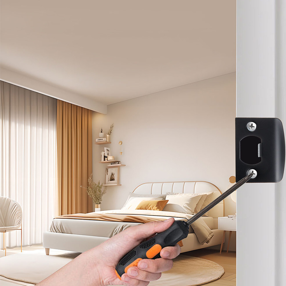 2Pcs 스테인레스 스틸 도어 스트라이크 플레이트 D  - Home Security Officer 리뷰 및 가격