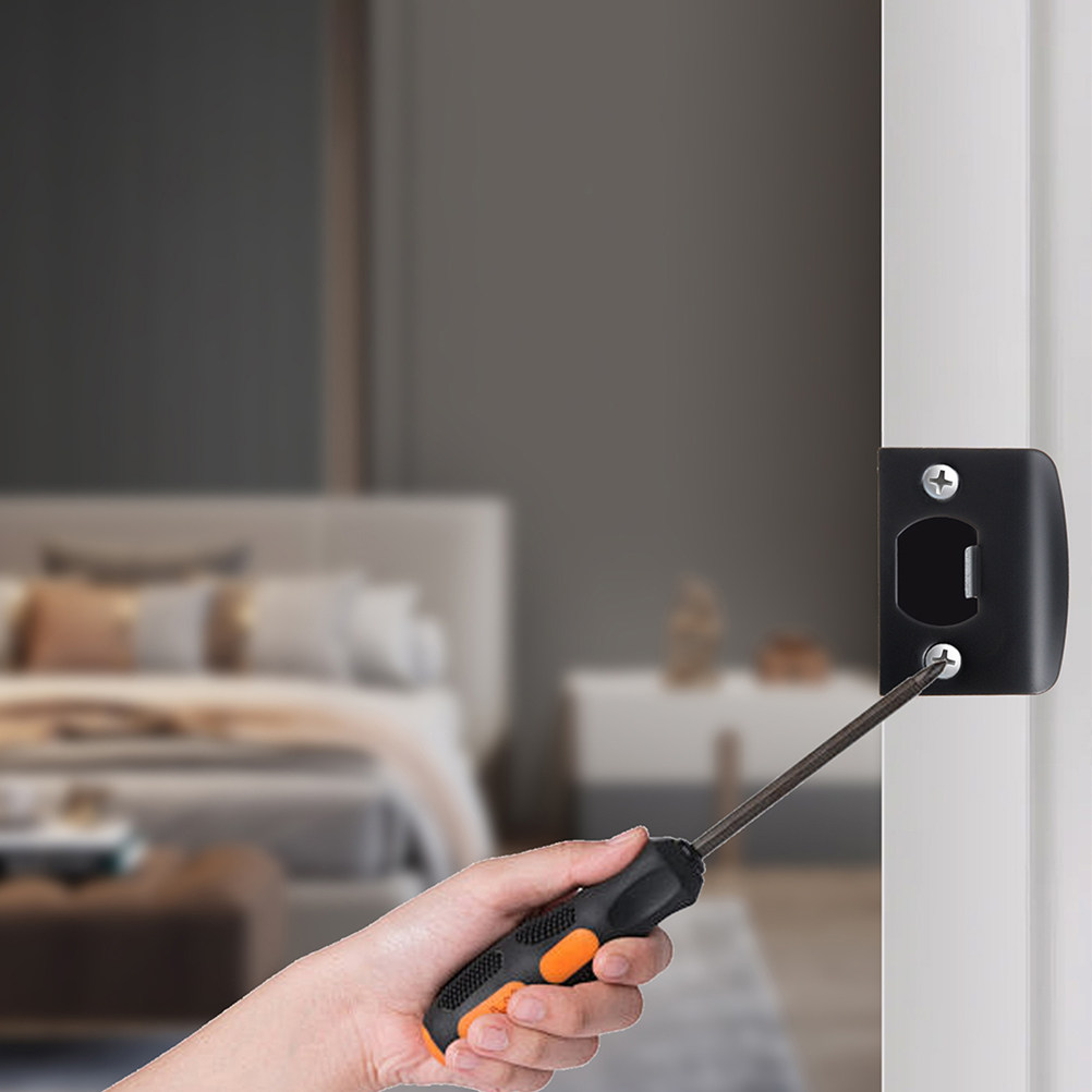 2Pcs 스테인레스 스틸 도어 스트라이크 플레이트 D  - Home Security Officer 리뷰 및 가격