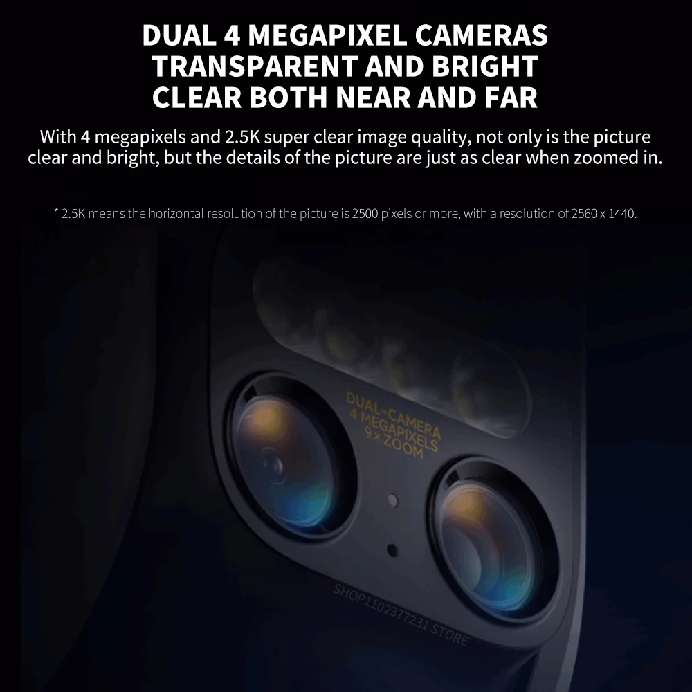 샤오미 CW700S 야외 보안 카메라 2.5K 9배 줌 - Home Security Camera Xiaomi Mi 360 리뷰 및 가격