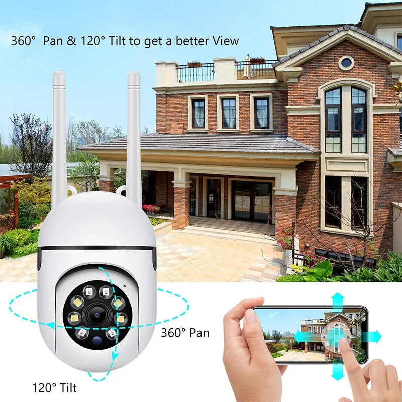 4K PTZ WiFi IP 카메라 야외 AI 인간 추적 - Home Security Monitoring Service 리뷰 및 가격