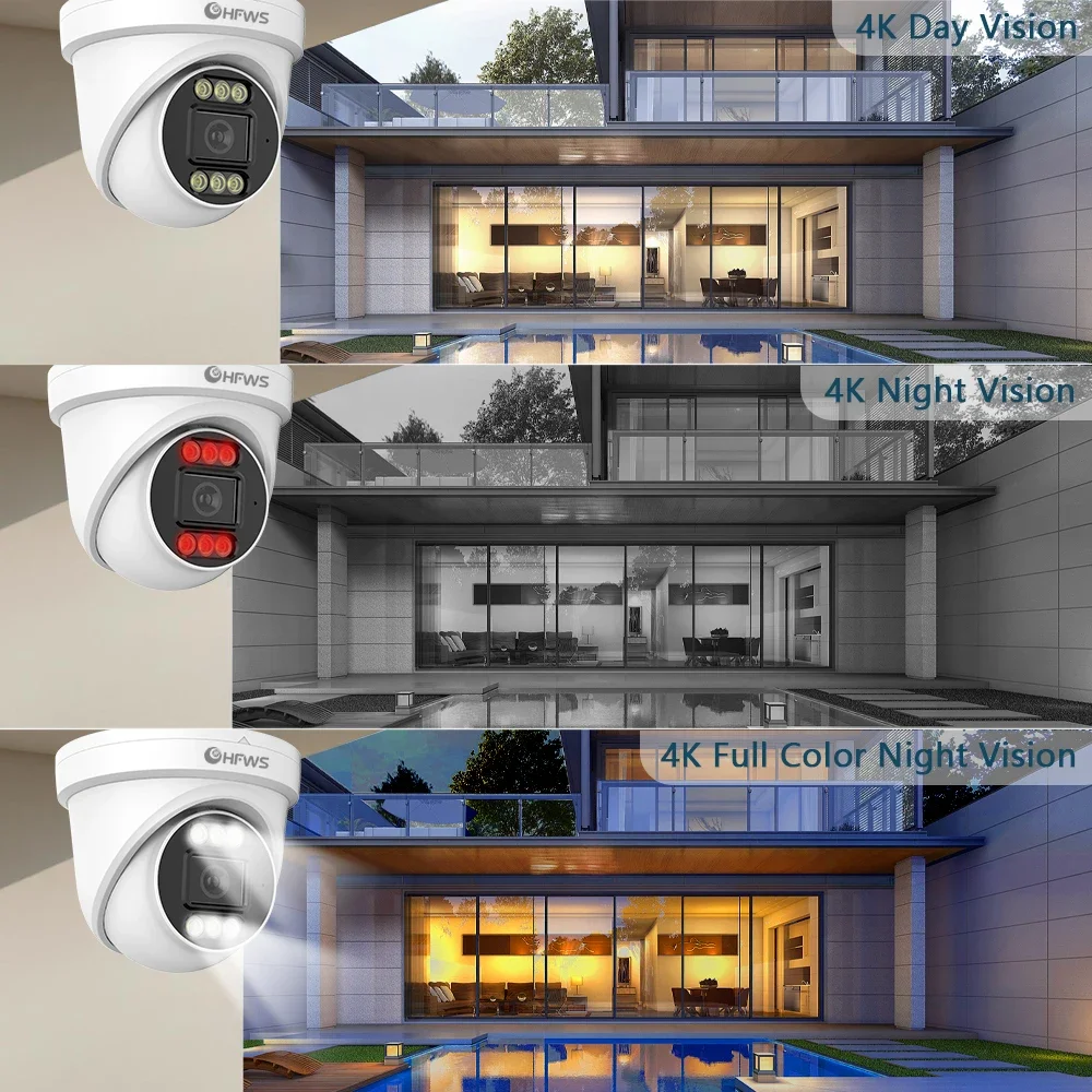 OEM 8MP 4K 25FPS PoE IP 카메라 돔형 - Home Security And Camera Systems 리뷰 및 가격