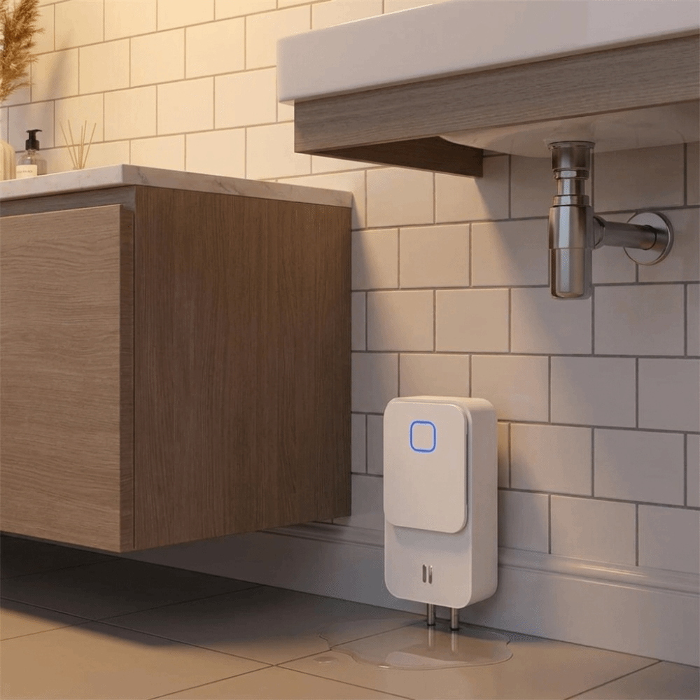WiFi 연결식 WiFi 수위 감지 센서 이중 표면 감 - Home Security With Alarm 리뷰 및 가격