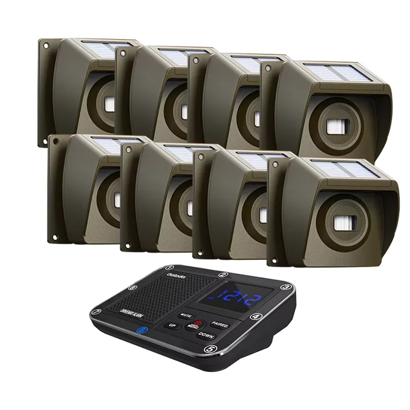 야외용 태양광 무선 차도 경보 시스템(PIR 모션 센서 - Home Security With Alarm 리뷰 및 가격