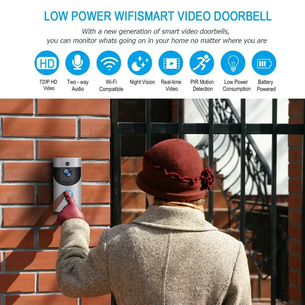 720P HD 스마트 홈 무선 WIFI 초인종 카메라  - Home Security Camera Installation 리뷰 및 가격