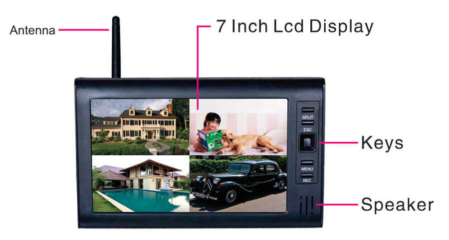LCD CCTV 보안 시스템 와이파이 무선 카메라 비디 - Home Security And Camera Systems 리뷰 및 가격