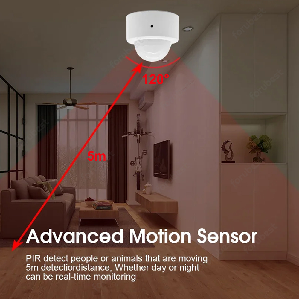 Zigbee 3.0 인간 모션 센서 PIR 적외선 감지 - Home Security With Alarm 리뷰 및 가격