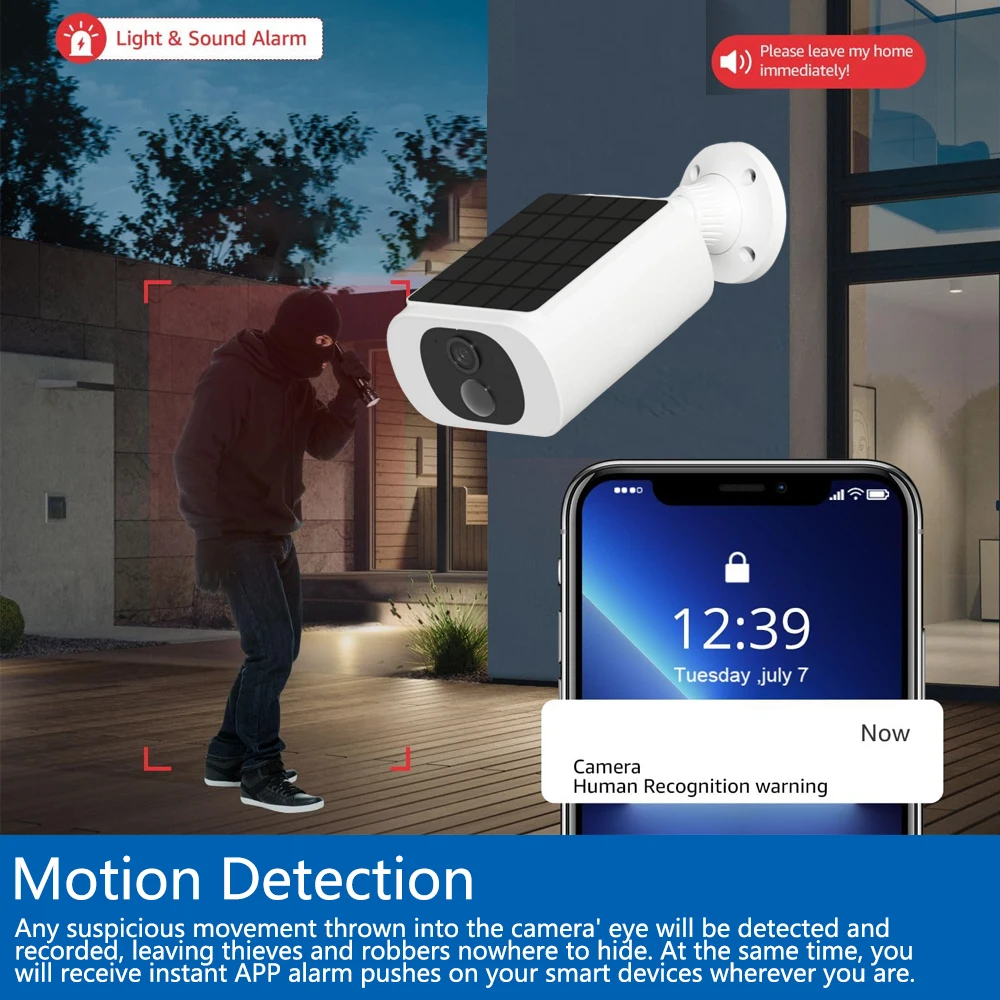Tuya 5MP 태양광 보안 카메라 가정용 무선 야외  - Home Security Recorder 리뷰 및 가격