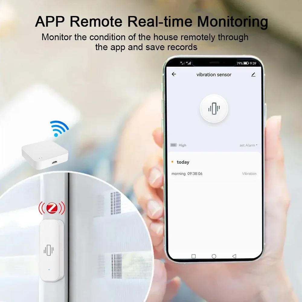 투야 와이파이 지그비 스마트 진동 센서, 홈 보안 보호 - Home Security With Alarm 리뷰 및 가격
