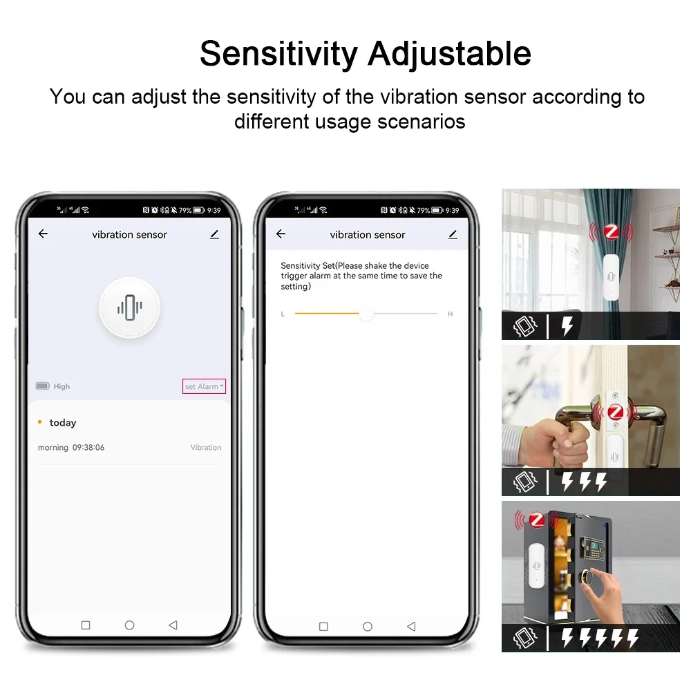 투야 와이파이 지그비 스마트 진동 센서, 홈 보안 보호 - Home Security With Alarm 리뷰 및 가격