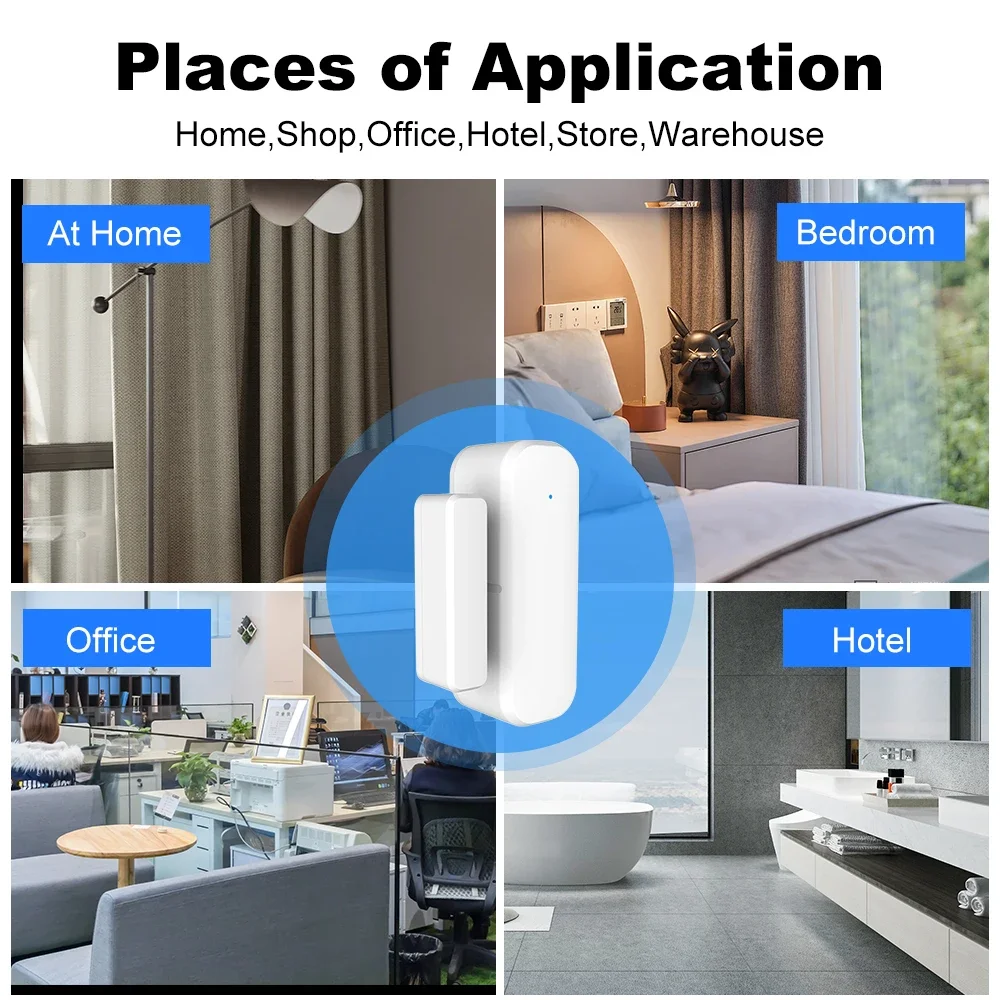 ZigBee 도어 윈도우 센서 무선 자기 경보 감지기  - Home Security Business 리뷰 및 가격