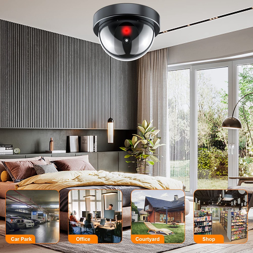A55T 더미 보안 카메라, 빨간색 LED 조명이 있는 - Home Security And Camera Systems 리뷰 및 가격