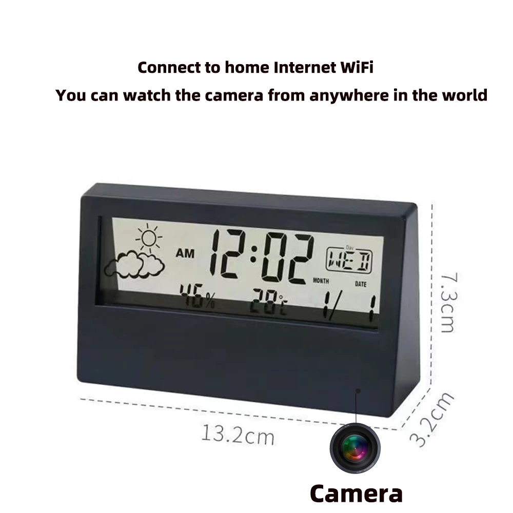 4K WiFi 시계 카메라 (모션 감지 기능 포함) | - Home Security Recorder 리뷰 및 가격