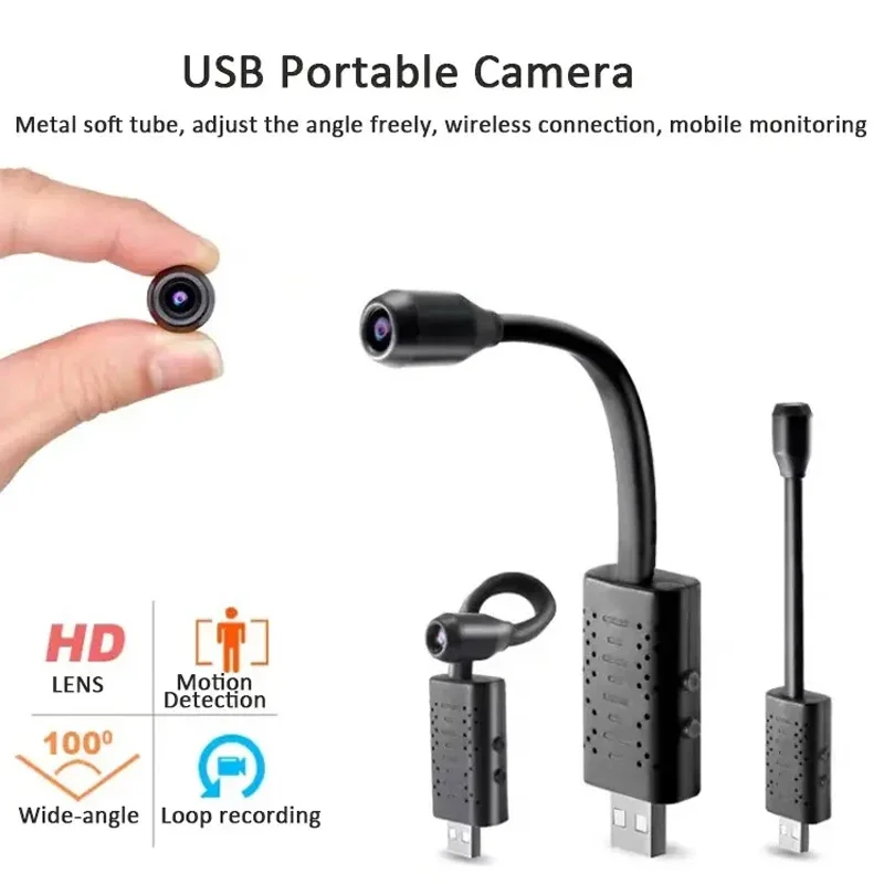 4K USB 감시 WiFi 카메라 미니 유연한 렌즈 케 - Home Security Monitoring Service 리뷰 및 가격